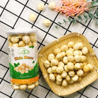 Nhân macca tách vỏ ANNUT, mắc ca nhân Tây Nguyên hạt ngũ cốc dinh dưỡng cho bà bầu, ăn kiêng, giảm cân