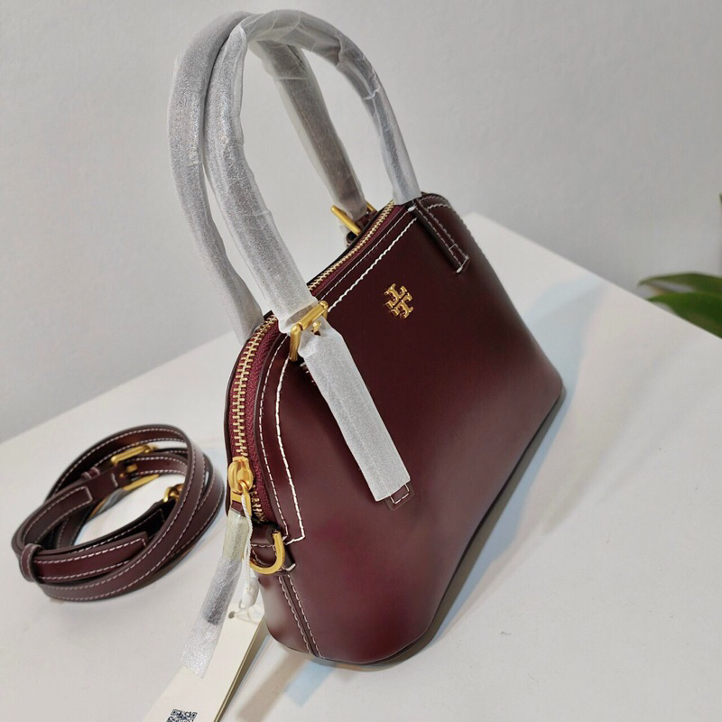 Túi nữ dáng hến da thật siêu sang