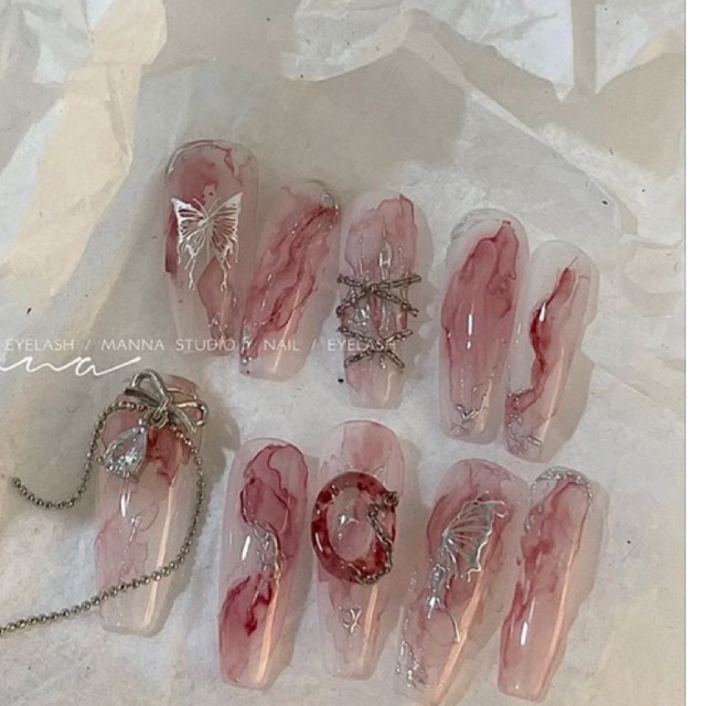 Charm hoa xích, tim xích, buo.m xích, cá tính đính móng