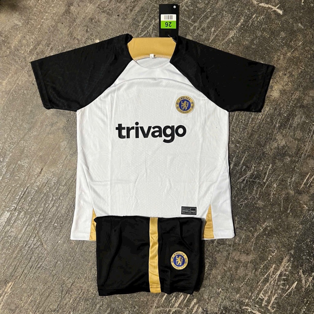 Bộ quần áo thể thao bóng đá trẻ em chel,sea cho bé trai, bé gái mùa giải mới 2023 2024 - áo đá banh - thoáng khí