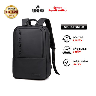 Balo laptop Arctic Hunter B00529 chống sốc laptop 14.1 inch, chất liệu vải Oxford chống nước, sức chứa lớn, hiện đại