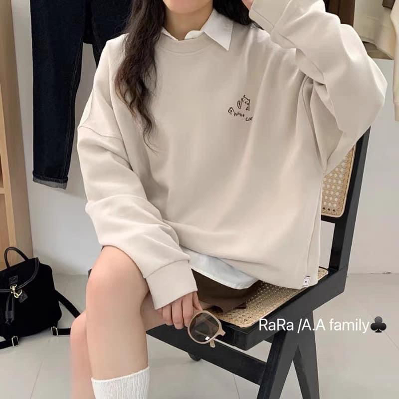 XTEEN- Áo Sweater What Cat?