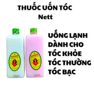  Thuốc Uốn Tóc Lạnh Nett Hồng 800ml  dành cho tóc khỏe  tóc thường  tóc bạc. 