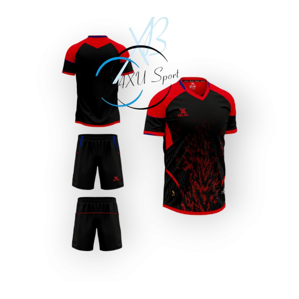 ÁO BÓNG ĐÁ KHÔNG LOGO CORAL THUN CAO CẤP 2024 - BỘ QUẦN ÁO ĐÁ KHÔNG LOGO THIẾT KẾ CAO CẤP