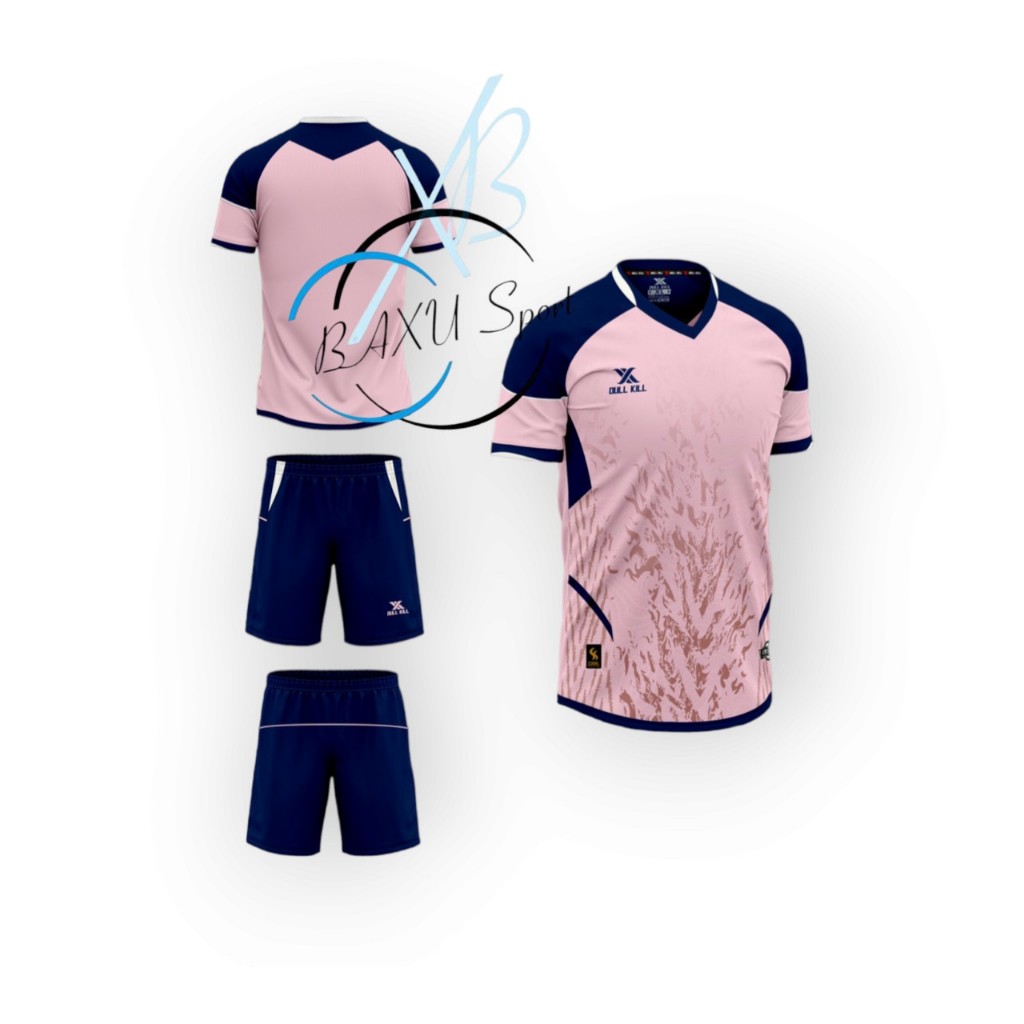 ÁO BÓNG ĐÁ KHÔNG LOGO CORAL THUN CAO CẤP 2024 - BỘ QUẦN ÁO ĐÁ KHÔNG LOGO THIẾT KẾ CAO CẤP