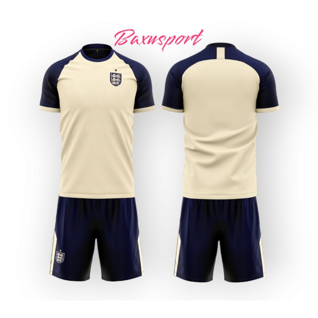 ÁO BÓNG ĐÁ TUYỂN ANH KEM THUN LẠNH 2024 - BỘ QUẦN ÁO BÓNG ĐÁ TUYỂN ANH KEM MỚI 2024