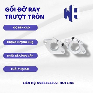 Gối đỡ ray trượt tròn shf8, shf10, shf12, shf16, shf20, shf25, shf30