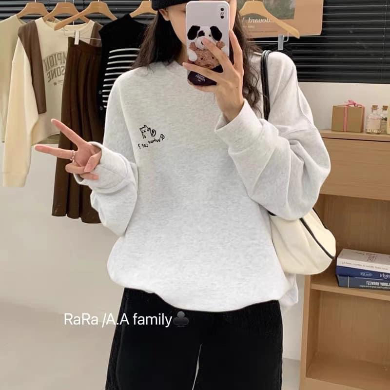 XTEEN- Áo Sweater What Cat?