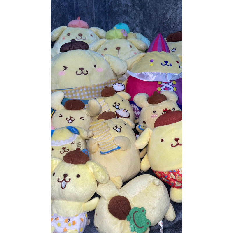 GẤU BÔNG 2HAND POMPOMPURIN FLAN PURIN SANRIO