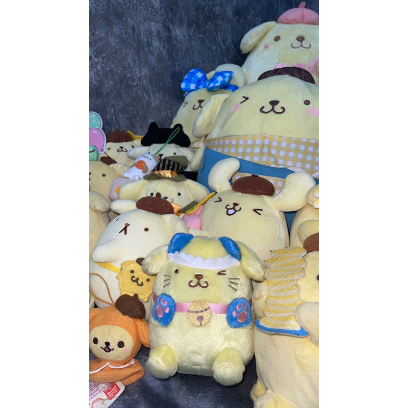 GẤU BÔNG 2HAND POMPOMPURIN FLAN PURIN SANRIO