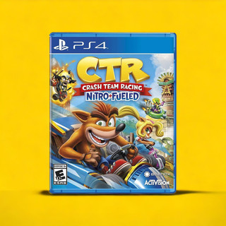 Đĩa game ps4 crash team racing nitro fueled hệ us