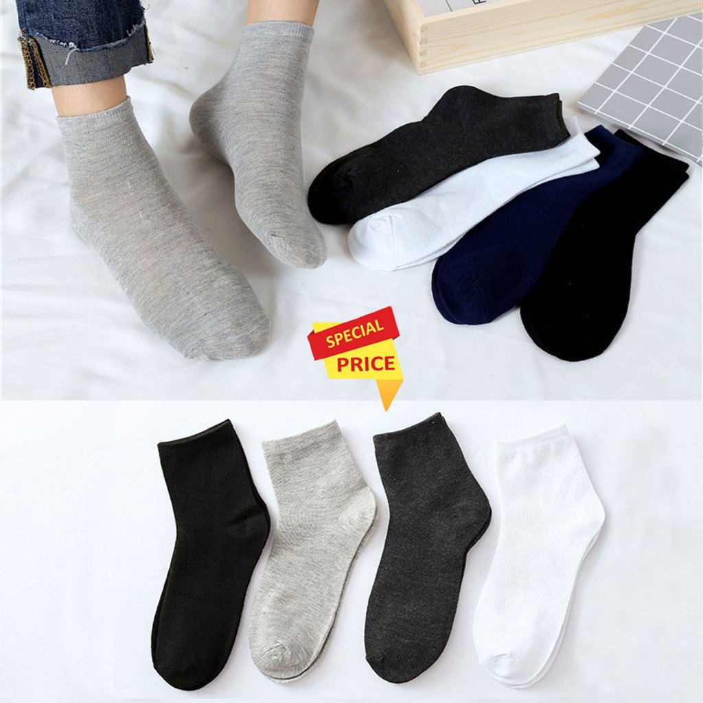 Vớ cổ lửng Nam Nữ UNISEX chất cotton, năng động trẻ trung chống hôi chân.
