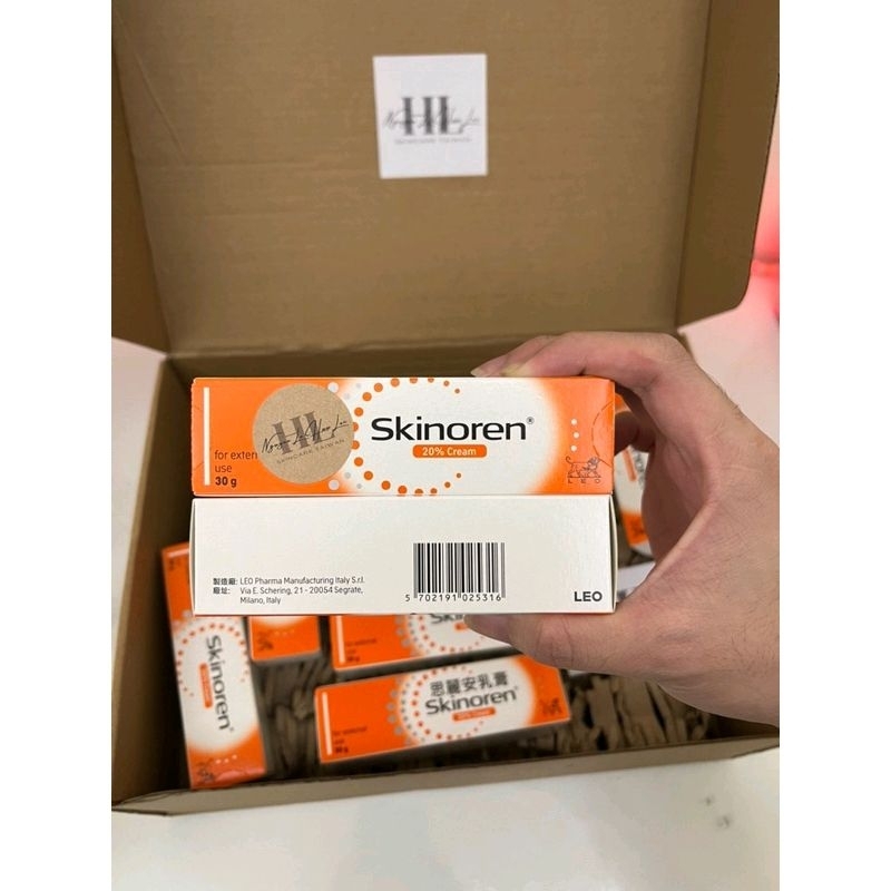 SKINOREN- ACID AZELAIC 20% giảm mụn mờ thâm nám tuýp 30g bản Italya  Chính Hãng
