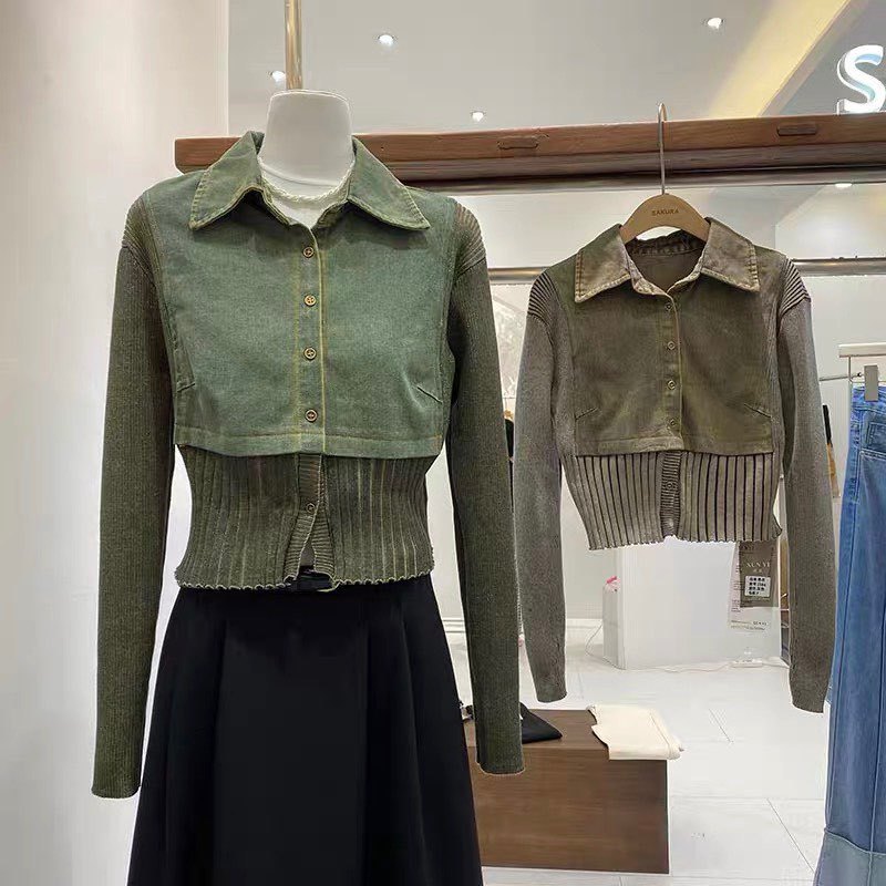 ÁO JEANS PHA LEN HÀNG QC LOẠI 1