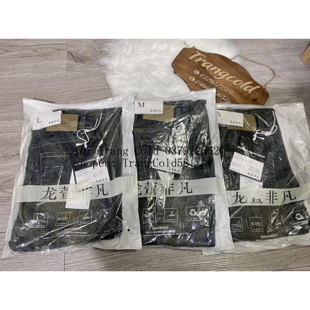 Quần jeans loe dài xẻ gấu hàng QC Loại 1 #232