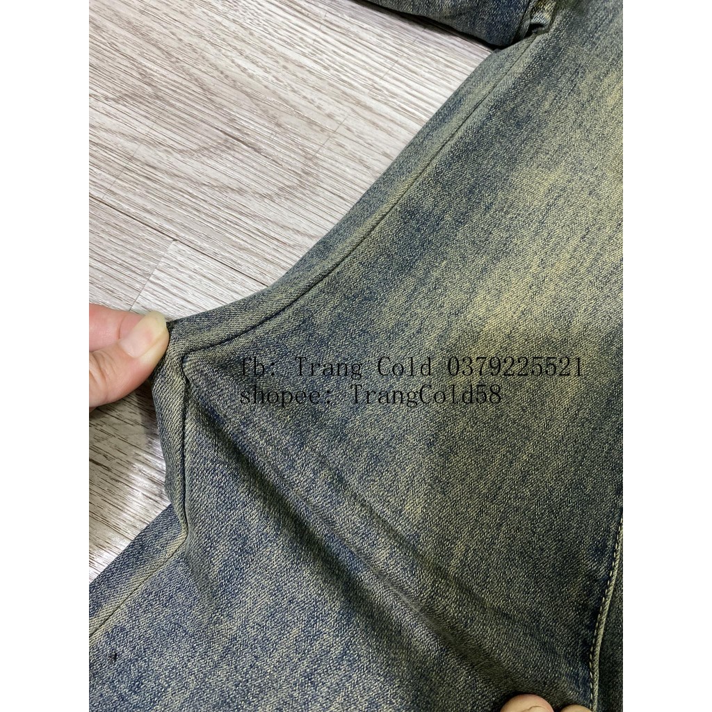 Quần jeans loe dài xẻ gấu hàng QC Loại 1 #232