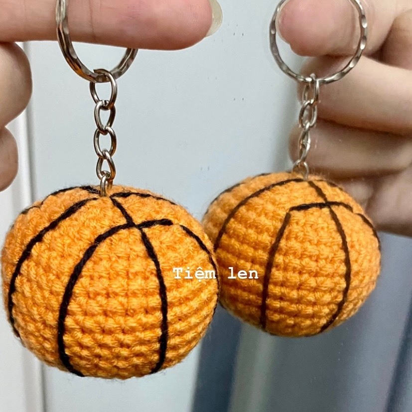 Móc khóa bóng rổ handmade _Baseball🏀