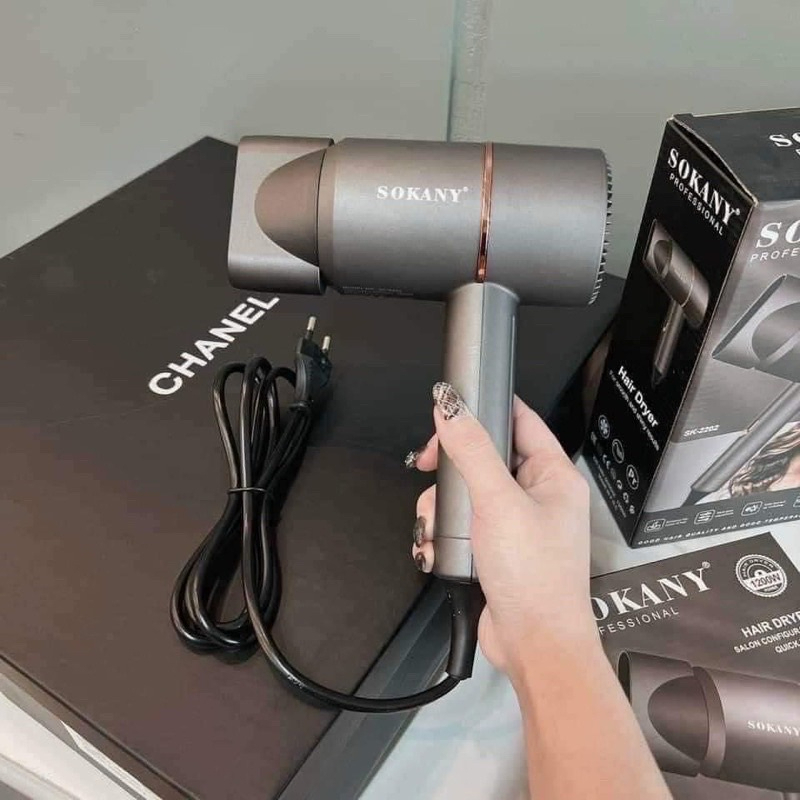 Máy sấy tóc, tạo kiểu tóc SOKANY chính hãng, công suất lớn phù hợp cho cả gia đình và salon tóc