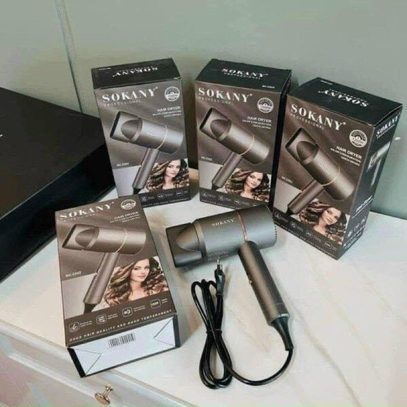 Máy sấy tóc, tạo kiểu tóc SOKANY chính hãng, công suất lớn phù hợp cho cả gia đình và salon tóc