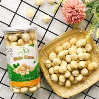  500gr Nhân macca nguyên hạt Mắc ca sạch đã tách vỏ loại 1 