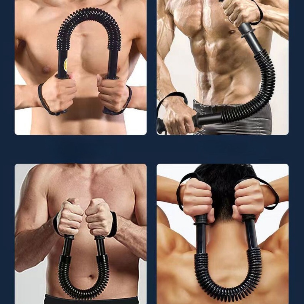 Gậy Lò Xo Bẻ Tập Cơ Tay Ngực Vai Thanh Lò Xo Cao Cấp Lực Bẻ 20kg 30kg 40kg 50kg 60kg