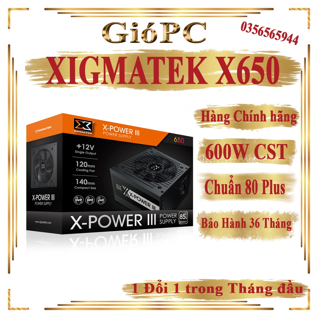Nguồn Ximatek X650 llll,X350,X500 X Power III new chính hãng Mai Hoàng Phân Phối.