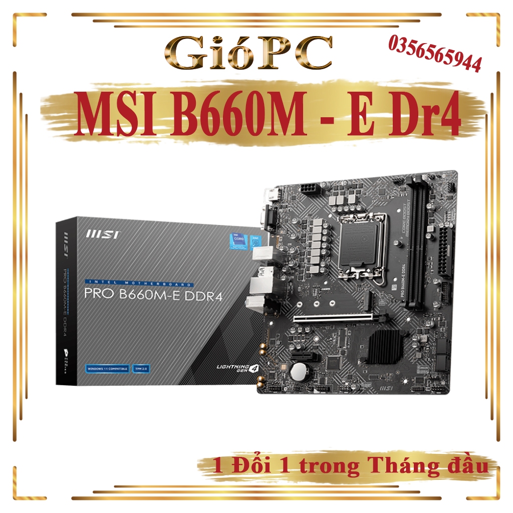 Mainboad Msi B660 m- E chạy socket 1700 dr4, z690m Aorus Elite dr4