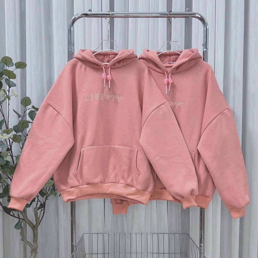 Áo Hodie Nam Nữ Li. be,  chất nỉ cotton mềm ấm, tay bồng mũ 2 lớp sịn xò, form thụng  Unisex 40-65kg