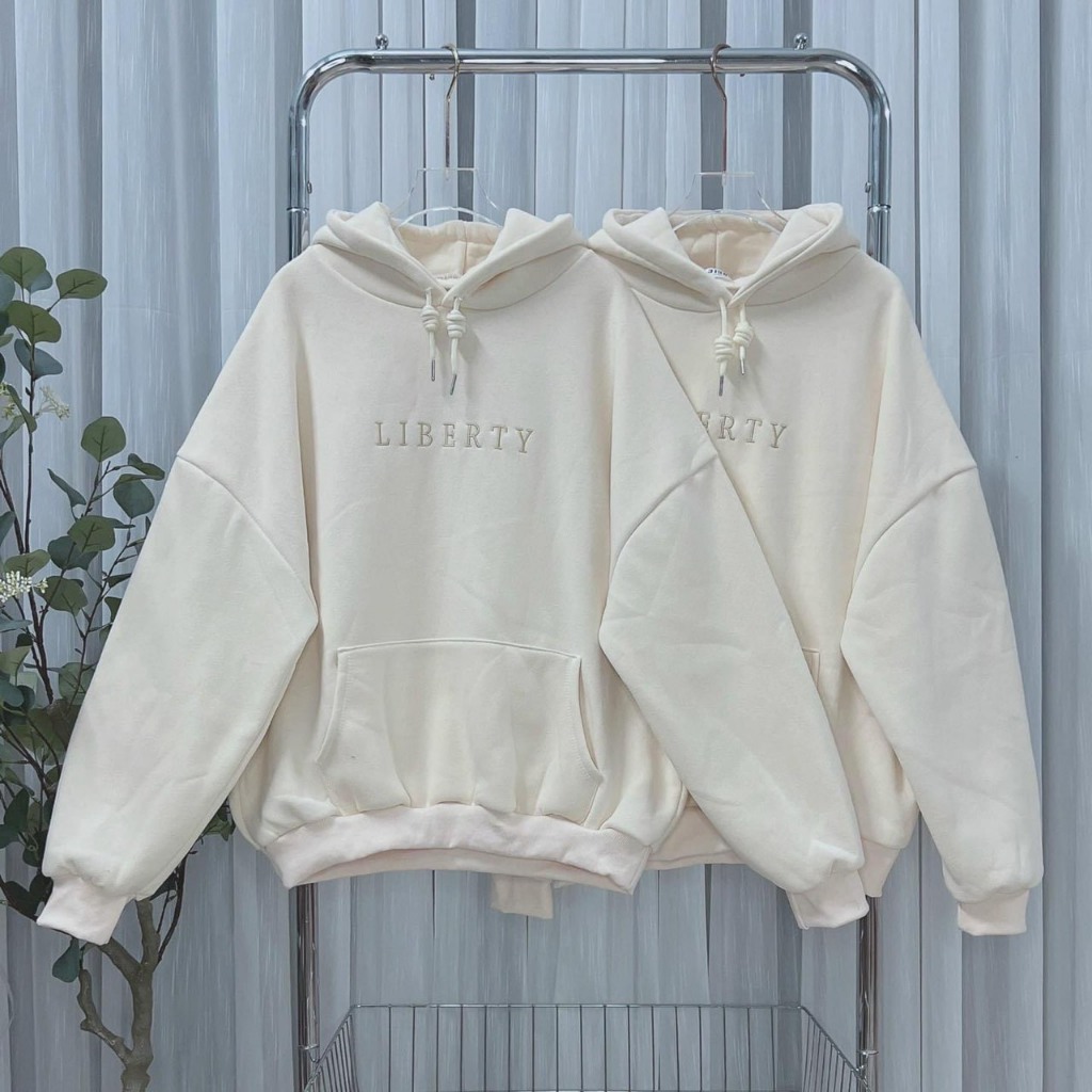 Áo Hodie Nam Nữ Li. be,  chất nỉ cotton mềm ấm, tay bồng mũ 2 lớp sịn xò, form thụng  Unisex 40-65kg