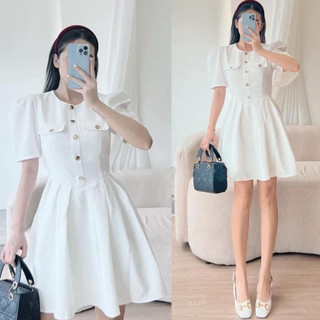 ĐẦM BỐ XẾP LY EO 2 NẮP TÚI