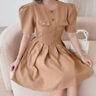 ĐẦM BỐ XẾP LY EO 2 NẮP TÚI