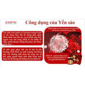 Thực phẩm bổ sung SÂM NGỌC LINH YẾN SÀO OPC