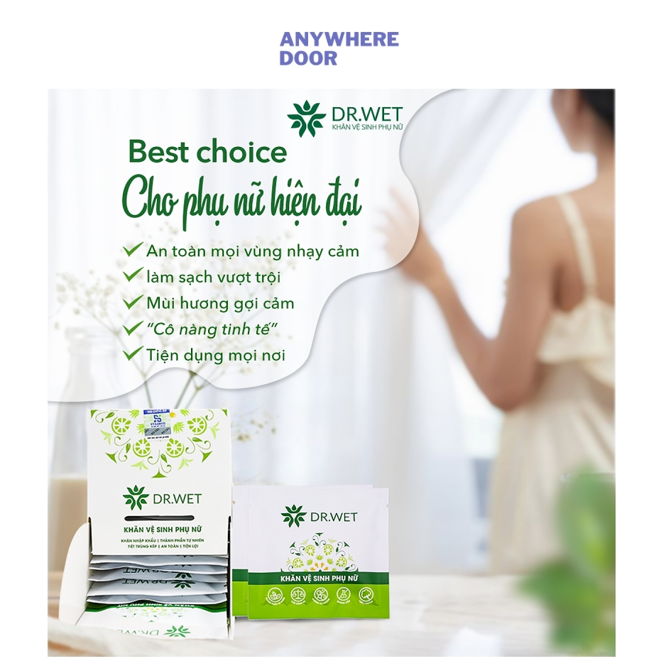 Khăn vệ sinh phụ nữ DR.WET