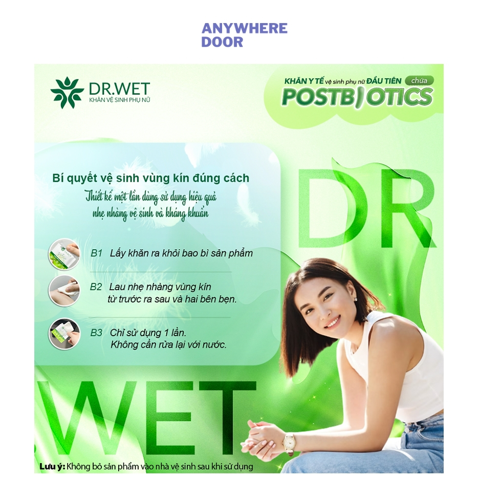 Khăn vệ sinh phụ nữ DR.WET