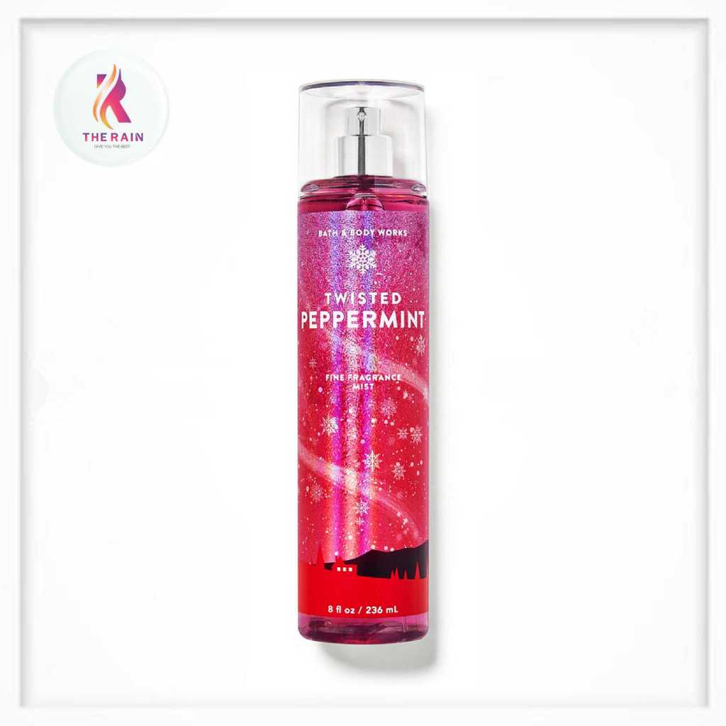 Xịt thơm toàn thân Bath & Body Works Twisted Peppermint 236ml