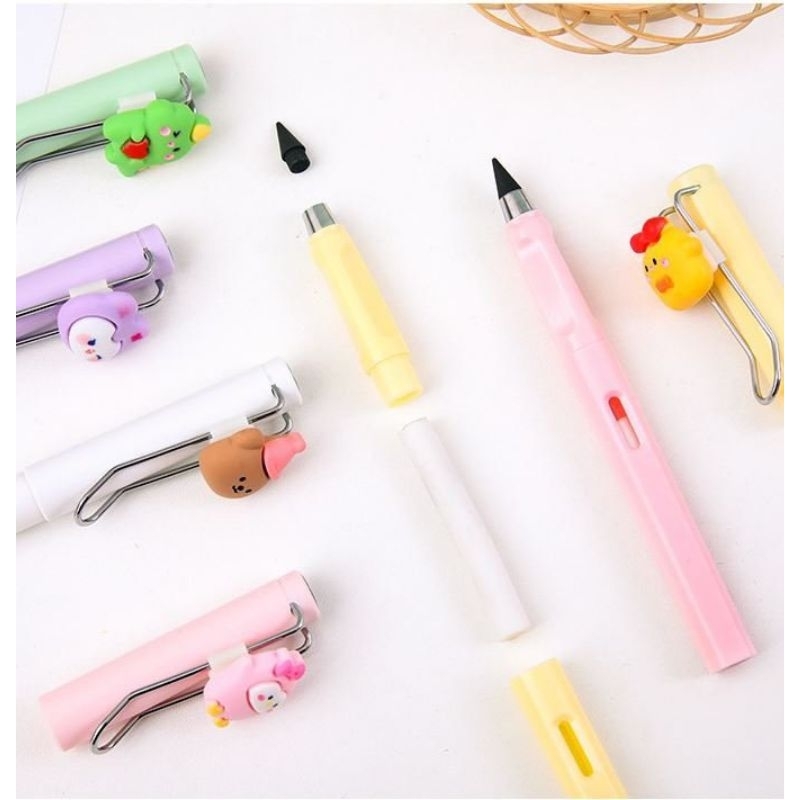 Bút Chì Vĩnh cửu + Tẩy Gắn Charm- BC-01 MR6