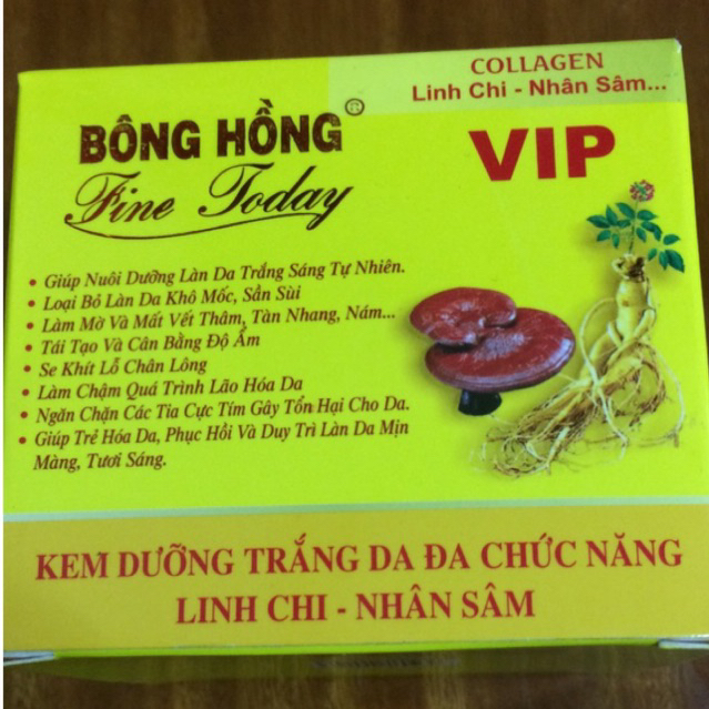 KEM BÔNG HỒNG FINE TODAY VIP ĐA CHỨC NĂNG 35G