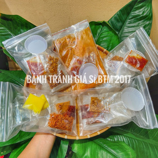 Combo 5 bánh bịch mix ớt rim/sate team thích cay - bánh tráng btm