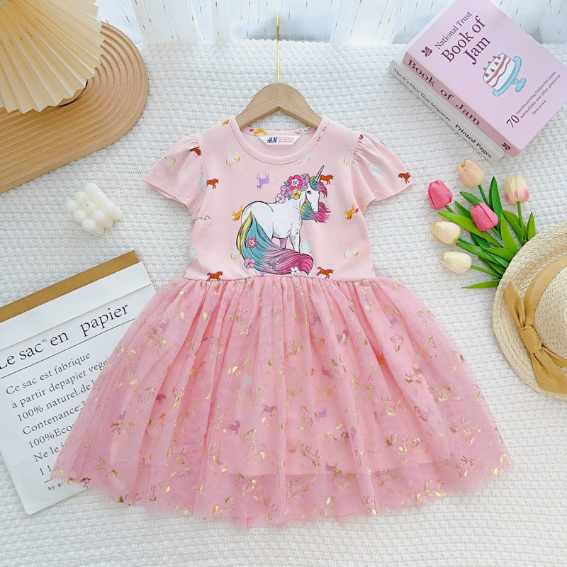 🎊 Đầm Công Chúa, Đầm Voan Xoè Siêu Xinh Cho Bé