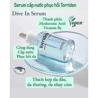 Serum 𝐓𝐎𝐑𝐑𝐈𝐃𝐄𝐍 𝐃𝐈𝐕𝐄-𝐈𝐍 Hàn Quốc 50ml