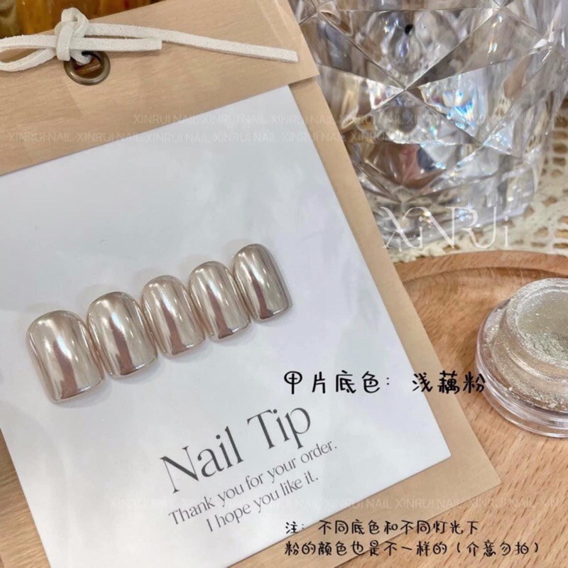 Tráng Gương Bạc Nhũ Nail