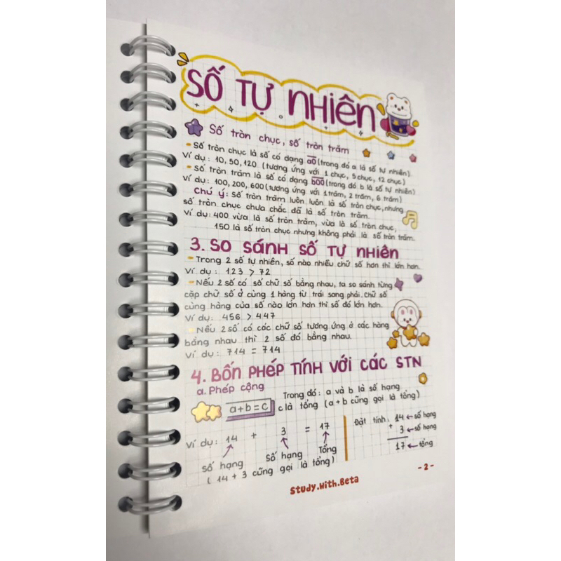 Sổ tay takenote tổng hợp toán lớp 2-3