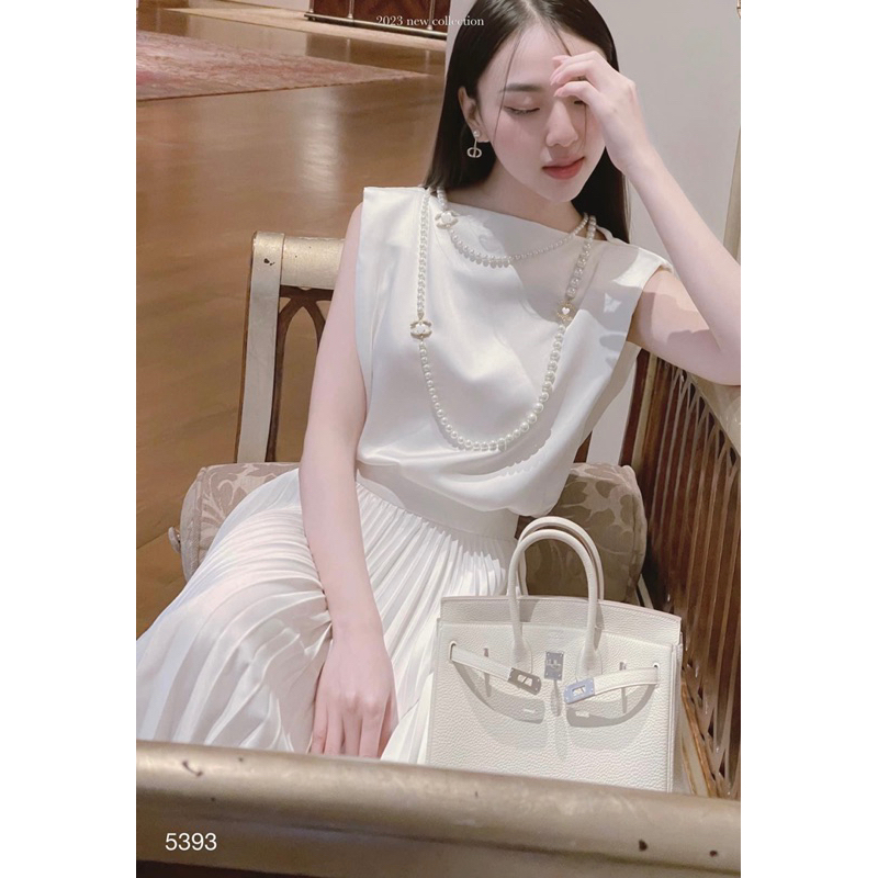 Đầm Dáng Dài Thiết Kế Tiểu Thư Sang Trong