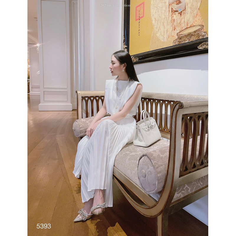 Đầm Dáng Dài Thiết Kế Tiểu Thư Sang Trong