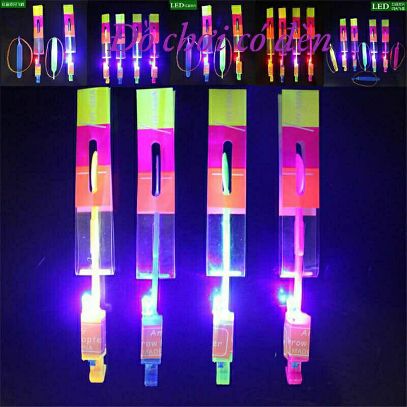 《 HCM 》Mũi Tên Bay Phát Sáng Đèn Led, Chong Chóng Bay Phát Sáng Cho Bé