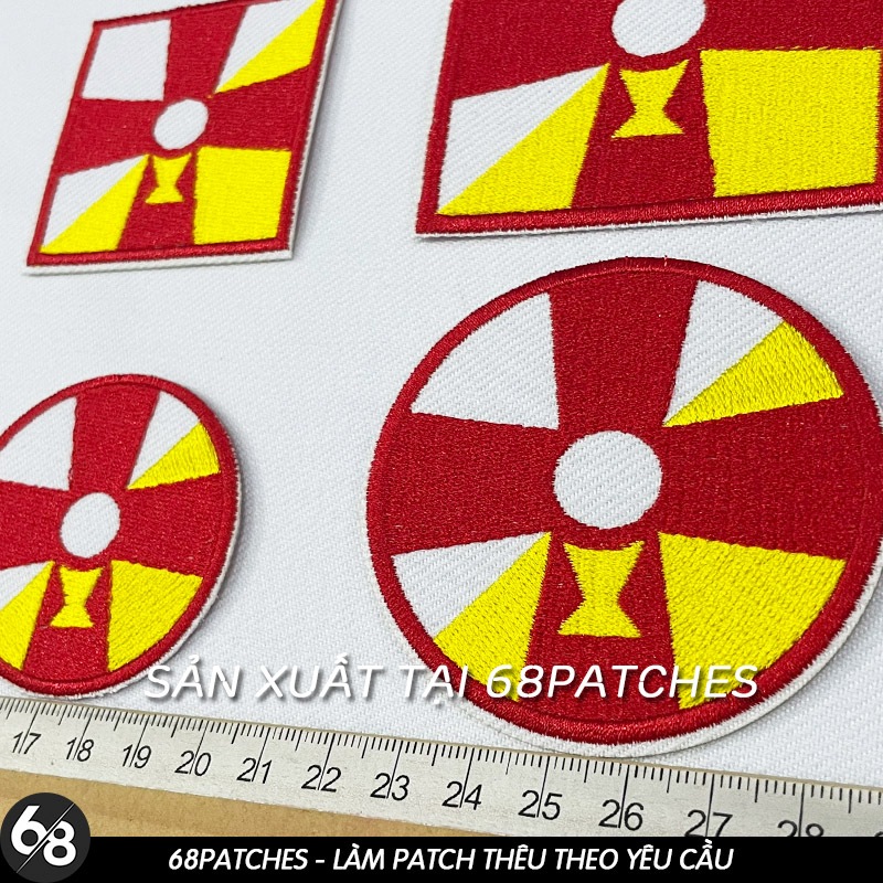 Patch vải ủi nhiệt thêu logo hình thiếu nhi thánh thể sticker dùng cho khăn áo balo D11