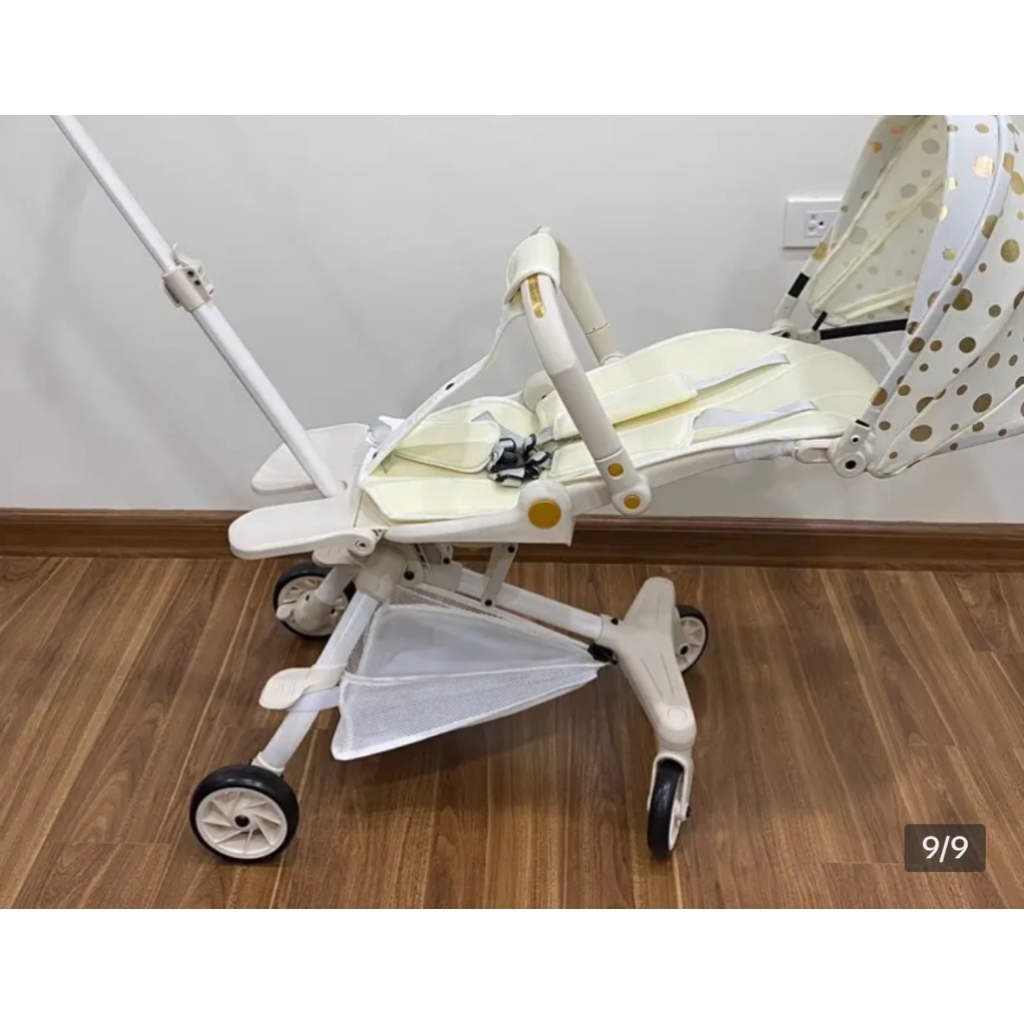 Xe đẩy KRANKI F3 CAO CẤP- 2 chiều 3 tư thế - gấp siêu gọn- mang lên máy bay -Kho Sỉ Hòa Đỗ