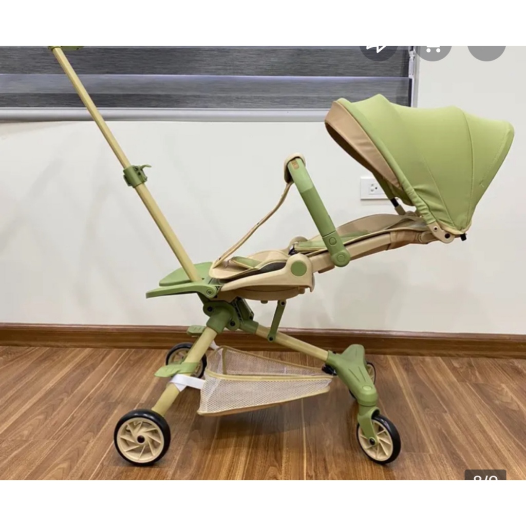 Xe đẩy KRANKI F3 CAO CẤP- 2 chiều 3 tư thế - gấp siêu gọn- mang lên máy bay -Kho Sỉ Hòa Đỗ