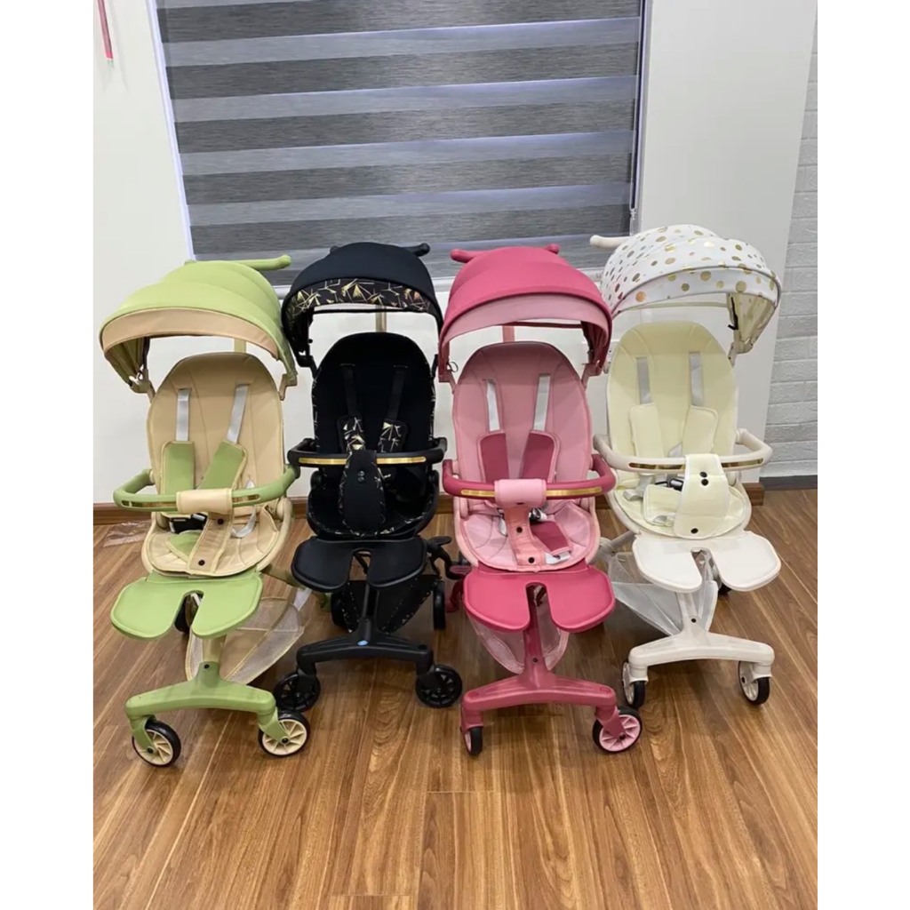 Xe đẩy KRANKI F3 CAO CẤP- 2 chiều 3 tư thế - gấp siêu gọn- mang lên máy bay -Kho Sỉ Hòa Đỗ