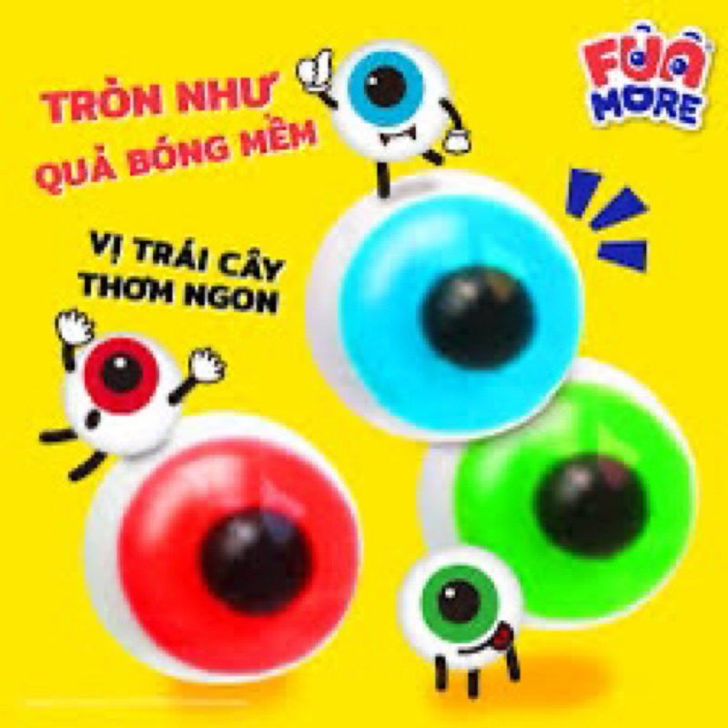 FUNMORE- KẸO DẼO HÌNH CON MẮT 18g
